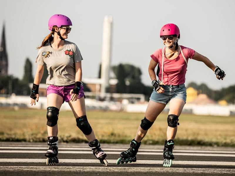 mit Inliner Ganzkörpertraining beim Workout