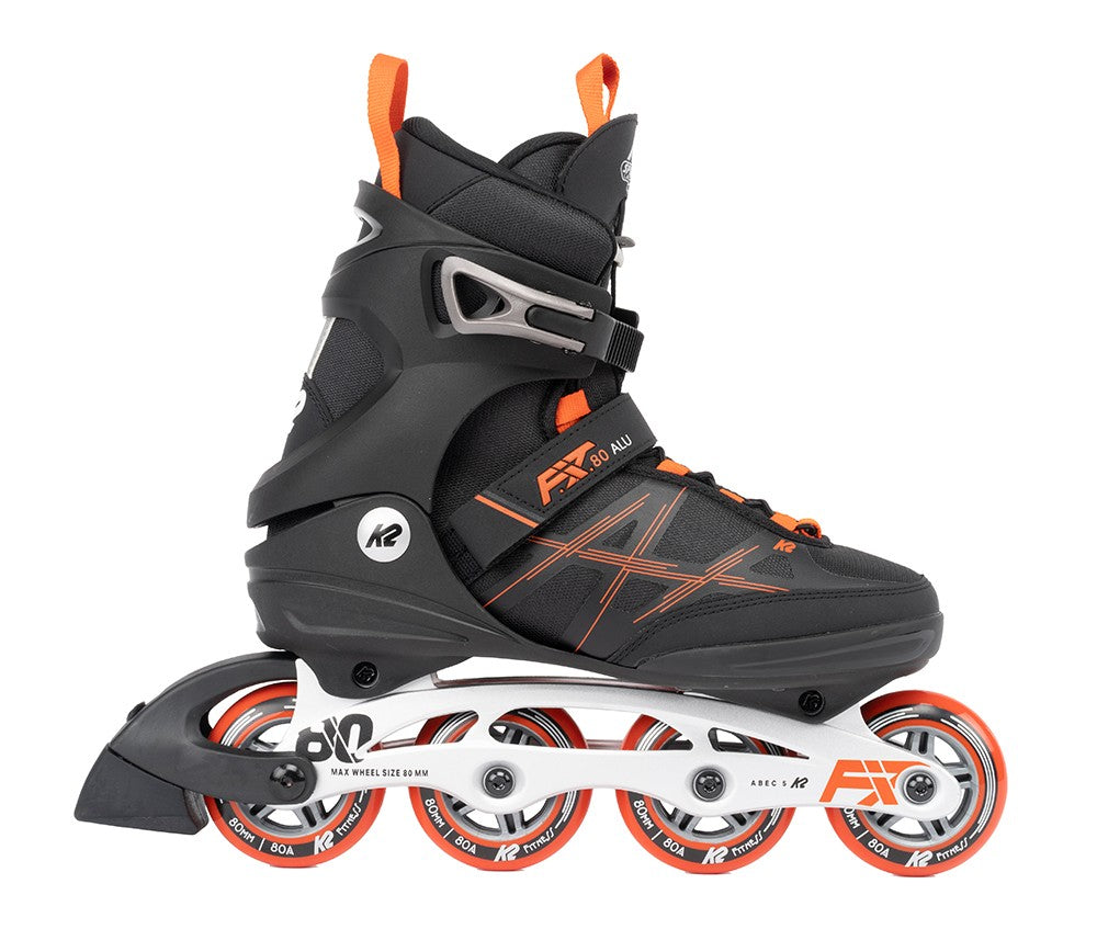 K2 Fit 80 Alu Inliner schwarz grau orange