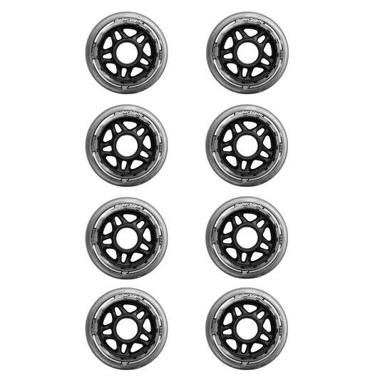 Rollerblade 90mm / 84A Rollen ohne Kugellager 8er Pack