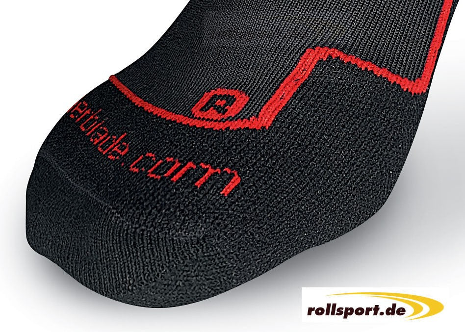 Rollerblade Inliner Socken schwarz rot