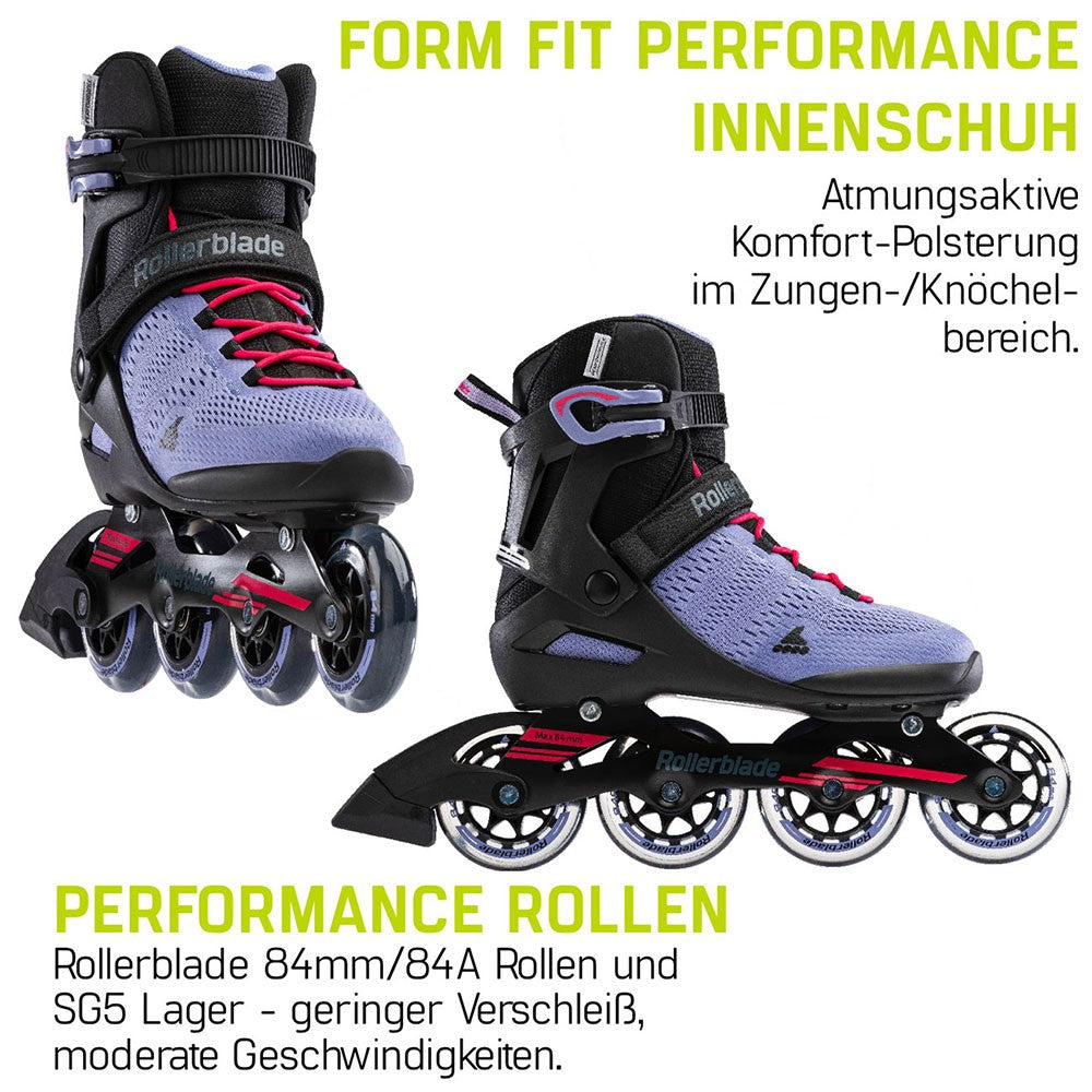 Rollerblade Sirio 84 Damen lila schwarz